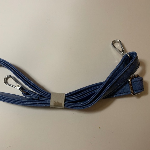 NWOT Light Blue Tote Shoulder Purse - Picture 5 of 6